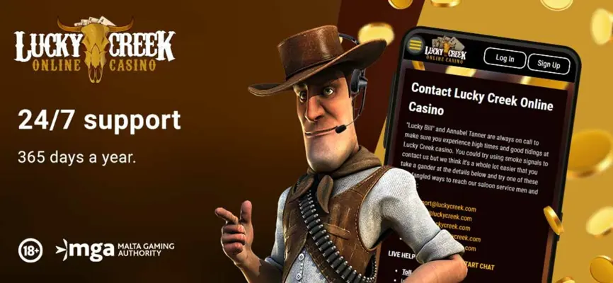 Lucky Creek Casino android App screenshot 0